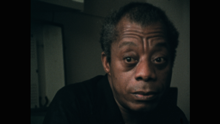 Film still from I HEARD IT THROUGH THE GRAPEVINE: A portrait of James Baldwin.