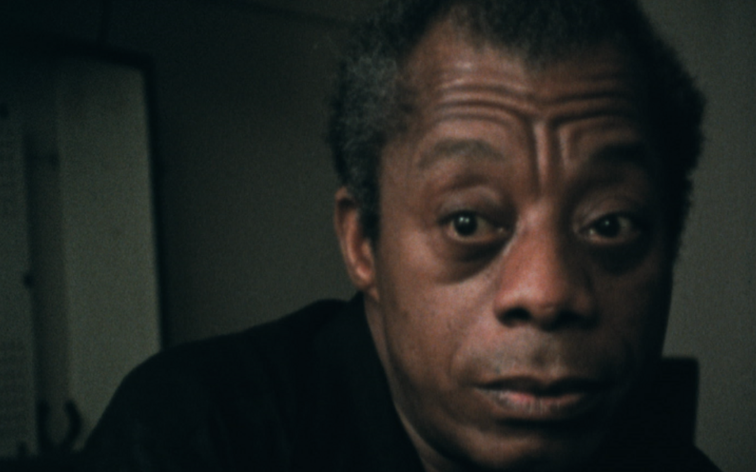 Film still from I HEARD IT THROUGH THE GRAPEVINE: A portrait of James Baldwin.