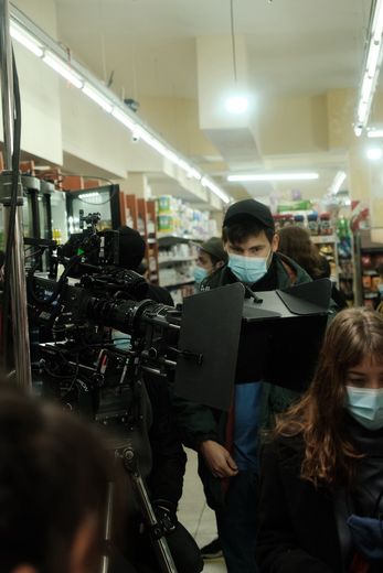 Picture from the filming of ARTURO