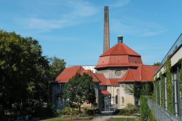 Photography of the silent green Kulturquartier. 