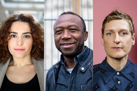 Portrait photos of Biene Pilavci, Enoka Ayemba and Cristina Nord.