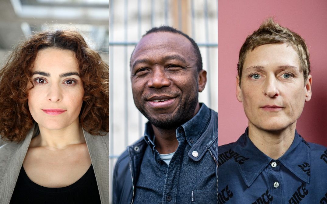 Porträtfotos von Biene Pilavci, Enoka Ayemba und Cristina Nord.