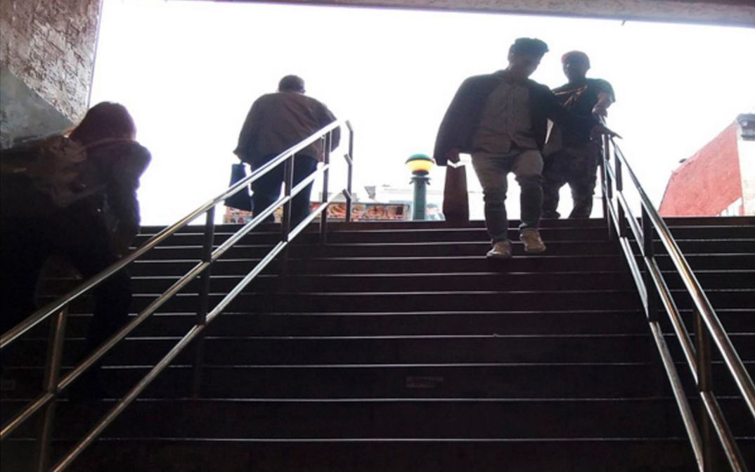 Filmstill aus dem Film „Popeye Sees 3D“ von Ken Jacobs.