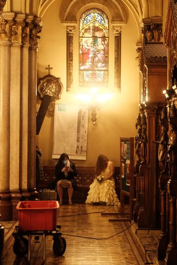 Picture from the filming of ARTURO