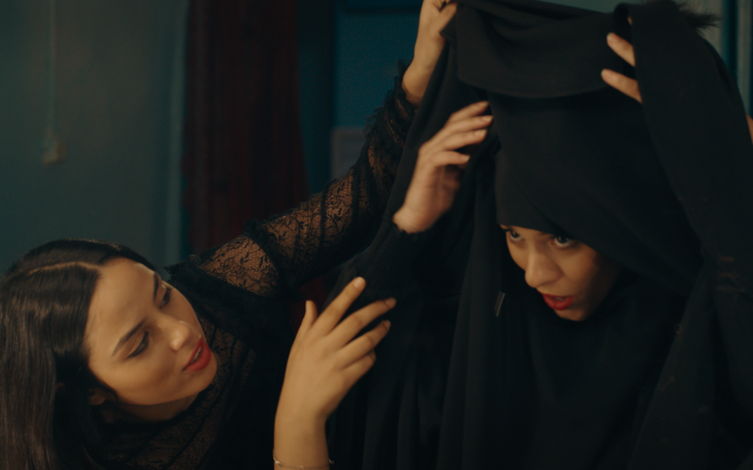 Film still from LES FILLES D