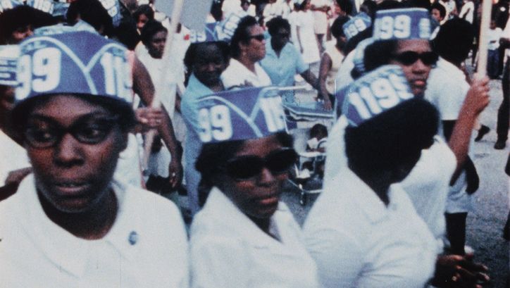 Filmstill from I AM SOMEBODY by Madeline Anderson