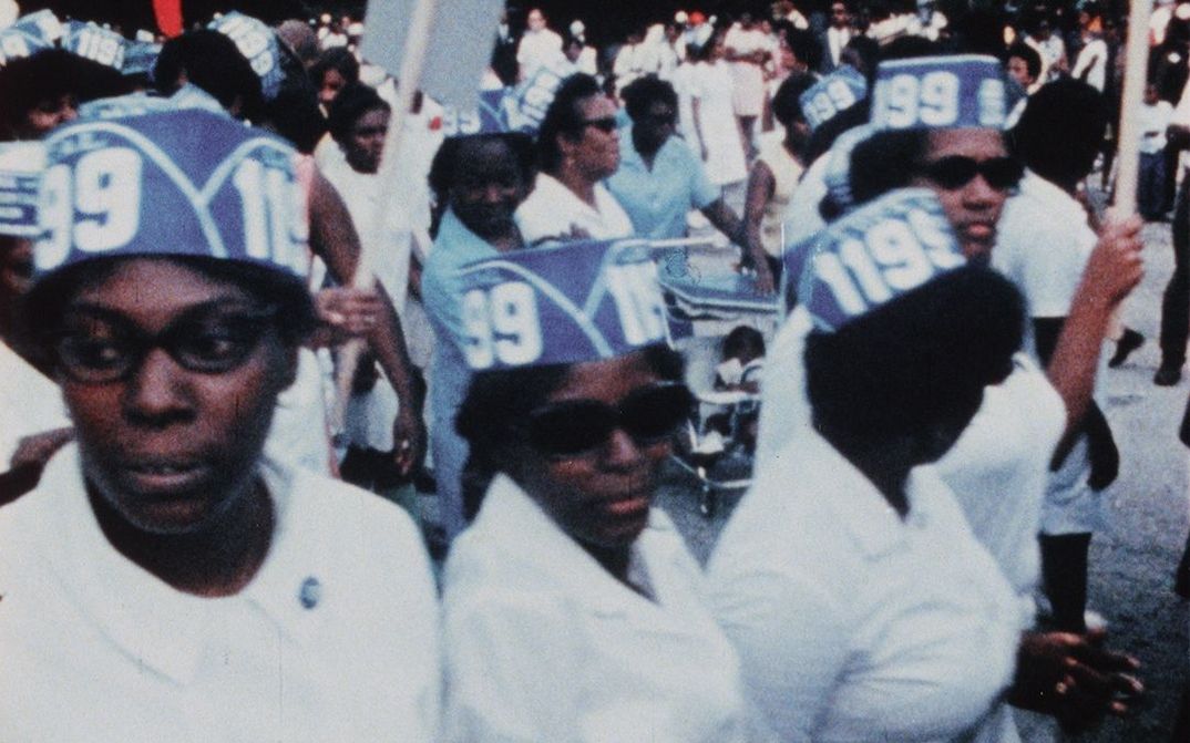 Filmstill from I AM SOMEBODY by Madeline Anderson