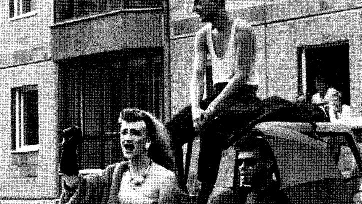 Filmstill from THE BATTLE OF TUNTENHAUS by Juliet Bashore