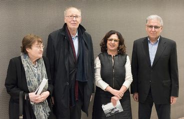 Erika und Ulrich Gregor mit Marianne und Gabriel Khoury 