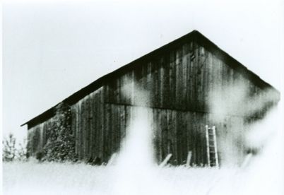 Film still from Barn Rushes