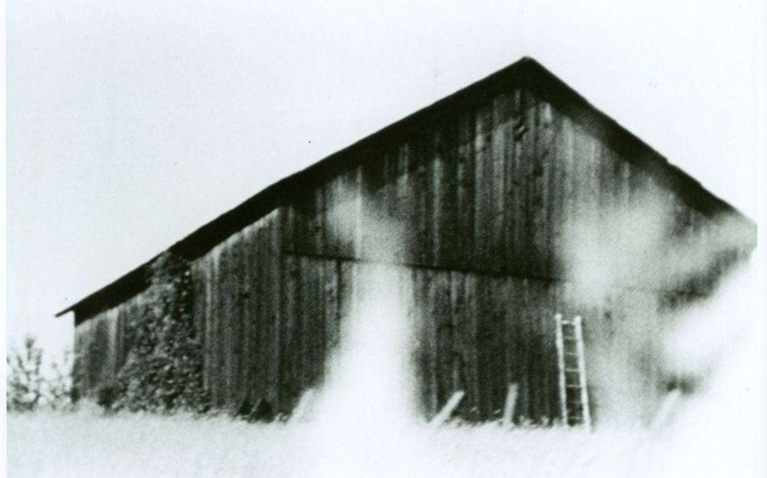 Film still from Barn Rushes