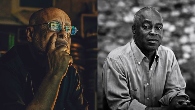 Collage aus zwei Portraits der Regisseure