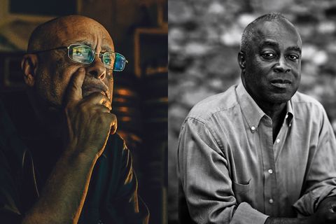 Collage aus zwei Portraits der Regisseure