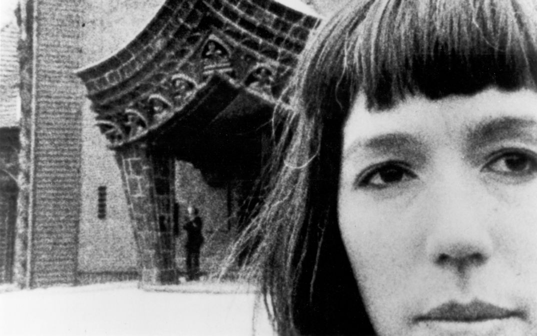 Film still from JOURNEYS FROM BERLIN/1971: A woman