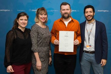 Vlad Petri (second from the right) with the FIPRESCI Jury