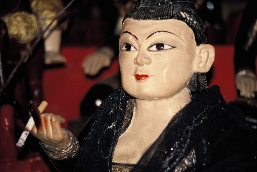 Amé Gyan, eine Figur der Nat „Tough Mother“ 